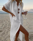 Jillian Loose Shirt Maxi Dress