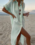 Jillian Loose Shirt Maxi Dress