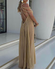 Ruth Lightweight Draped Maxi Dress