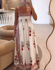 Maggie Trendy Floral Print Maxi Dress