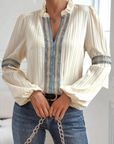 Kinsley Luxurious V-Neck Blouse