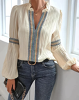 Kinsley Luxurious V-Neck Blouse