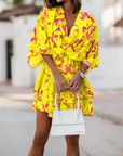 Valeria Bohemian Floral Mini Dress
