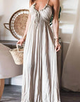 Lanie Chic Pleated Maxi Dress