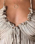 Lanie Chic Pleated Maxi Dress