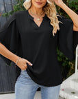 Emery Elegant Office Ruffle Blouse