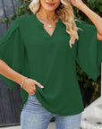 Emery Elegant Office Ruffle Blouse