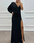 Iliana One-Shoulder Gown