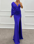 Iliana One-Shoulder Gown
