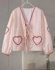 Bella Coquette Heart Bow Top