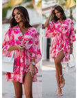 Valeria Bohemian Floral Mini Dress