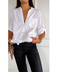 Paisley Sparkling V-Neck Blouse