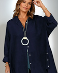 Josephine Comfortable Oversized Button Shirt