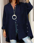 Josephine Comfortable Oversized Button Shirt