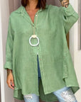 Josephine Comfortable Oversized Button Shirt